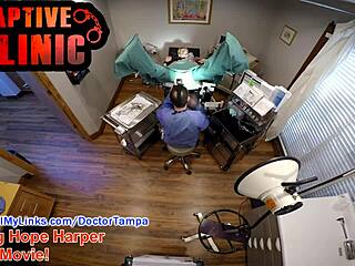Medical fetish fun with Hope Harpers and her patients in the hospital setting