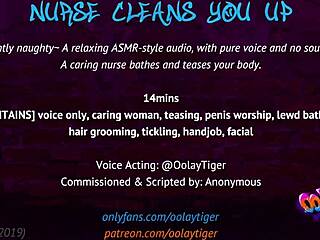 Get treated to some erotic audio by a wholesome assmr nurse