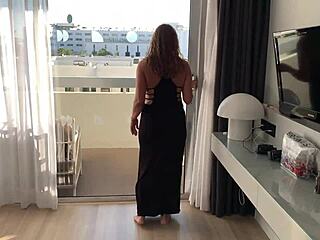 Amateur milf gets naughty on camera