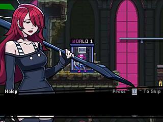 Hentai game comes to life with hot lesbian action