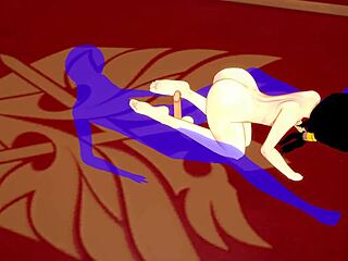 Dragon Ball Hentai Featuring Videl in Japanese Anime Style