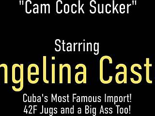 big ass latina angelina castro drains every drop of cum in pov