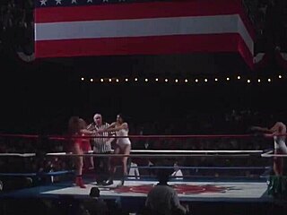 Wrestling match featuring two or more intersections.