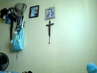 Freshly bathed Susy in passionate embrace.