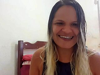 A latina amateur reaches intense orgasm during a steamy webcam video call on WhatsApp, flaunting her big ass and fetish desires.