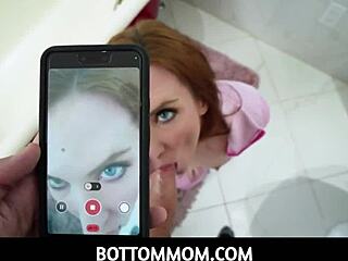 Sophia locke, redhead milf stepmom, seduces stepson in pov video