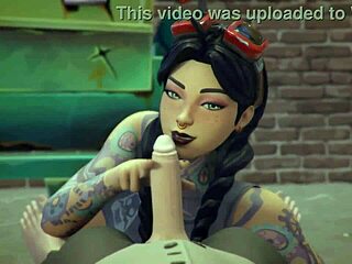 Fortnite busty MILF GETS FUCKED in 3D cartoon hardcore