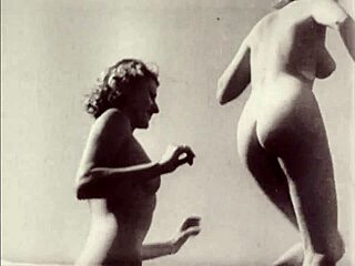 can you handle this vintage hairy pussy bent over for doggystyle outdoors in retro style?