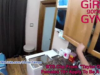 Taylor Ortega's Pap Smear Bloopers at GirlsGoneGynoCom