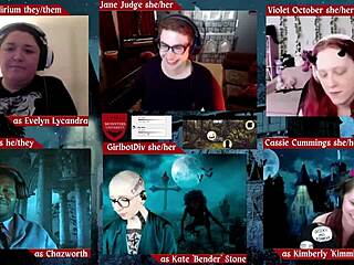 Stream a roleplay game with monster characters