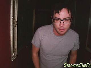 petite stepsis gives amazing head to lucky guy