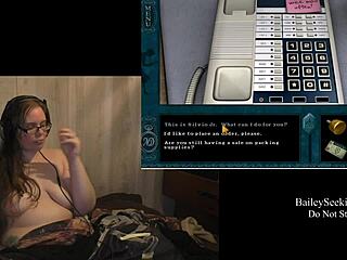 naked scarlet explores the game