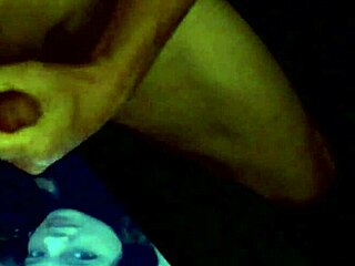 Pretty Latina Gets a Sticky Cumshot Tribute