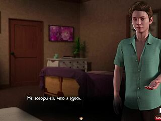 Spying on a mature milf bathing in the shower in Treasureofnadia episode 2.