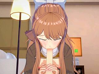 monika from literature club dances