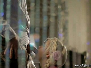 A date leading to a blowjob with blonde amateur.