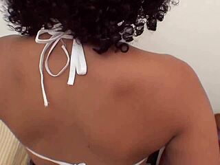 vanessa, the sexy latina maid, gets her ass fucked in this pov reality test scene.