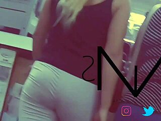 Bonita Shows Cameltoe In Supermarket