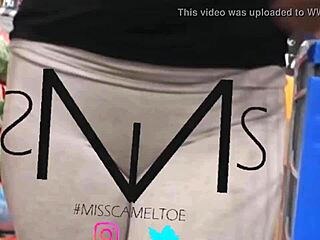 Bonita Shows Cameltoe In Supermarket