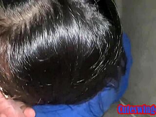 my first asian blowjob with tiny 18+ teen facial and deepthroat swallow