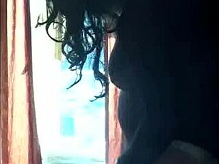 Sissy Mark Wright Risks Exposure Jerking by Window