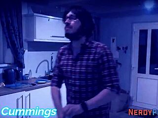 British amateur tricks nerd in first time reality encounter