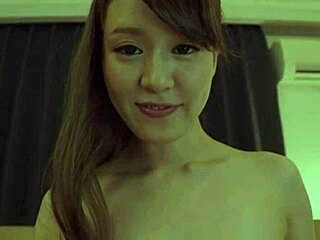 Ruri Tachibana says, 'I'll let you thrust into my pussy!' in this Japanese blowjob scene.