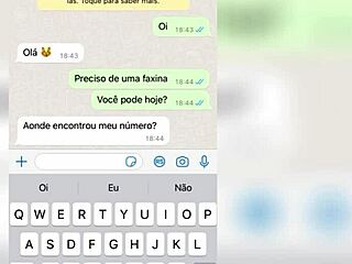 Hiring Naughty Maid with Big Ass. She Provokes Me in Short Shorts.