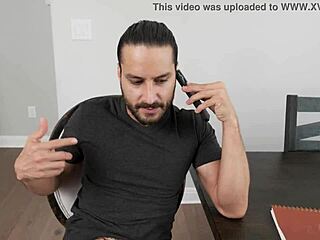 Unfaithful horny wife fucks her husband's employee in this roleplay 😏