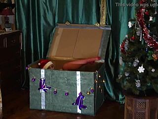 Christmas Striptease Undressing Mature Amateur Dancer Rips Clothes Off