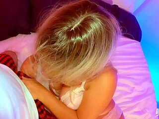 Beautiful Stepmom Gets Pussy Fucked on Sofa, Swallows All Cum in Taboo Stepmommy and Stepson Share.