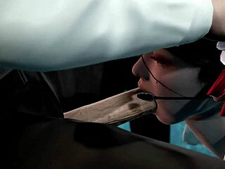 Boss Fucked by Two Guys in Office 3D