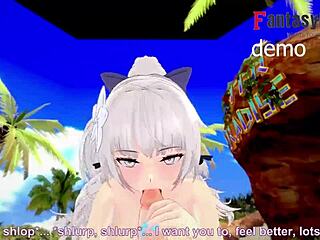 amazing cartoon tits by pool in 3d full vid