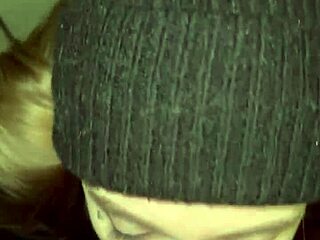 sweet elevator blowjob ended with sticky cum