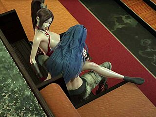 Mai和Leona Heidern扶她大战格斗之王全视频