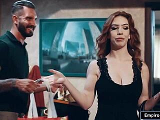 Guy fucks his big tits girlfriend in shower