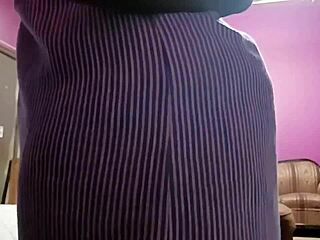 Thick African American Ebony Riding Cowgirl In Backroom With Shaven Pussy