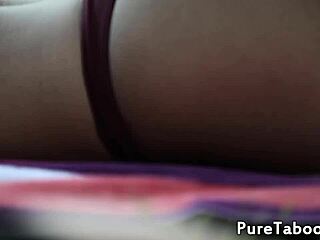 Did you see that teen and milf in a taboo threesome with facial?