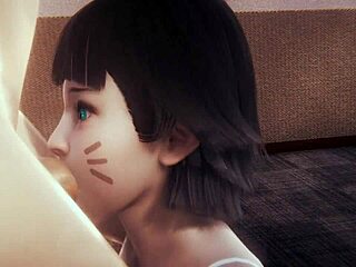 himawari blowjob an old man hentai