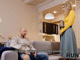 Hunt4k Tricky Deal with Girlfriend Bent Over for Cash