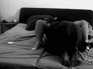 BBW Teen Rides Big Cock in Cowgirl During Midnight Homemade Session