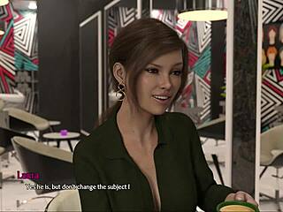 Sexy milf entrepreneur shows off naughty lingerie tease