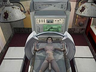 I couldn't resist when my stepsister came into my room; I had to fuck her with toys in her pussy and ass