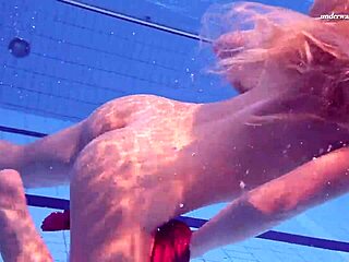 Elena Prokva's solo swim is a sight to behold