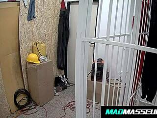 Hey, secret massage turned into hardcore doggystyle orgasm!