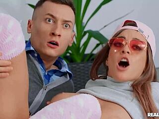 Chase Arcangel gets a steamy lap dance from stripper Olivia Jayy at club