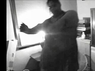 april rains popping her ass in gold and black outfit