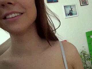 Morgan Rodriguez gets big drippy mouth load after riding and blowjob!