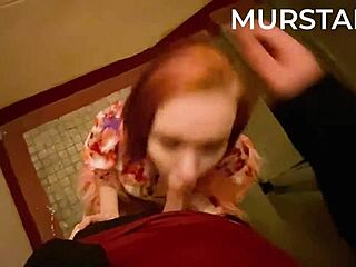 Desperate whore sucked a stranger for just 15 bucks in public.