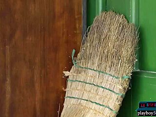 asian milf katana does a sexy outdoor striptease for playboy, showing off her shaved pussy and small tits